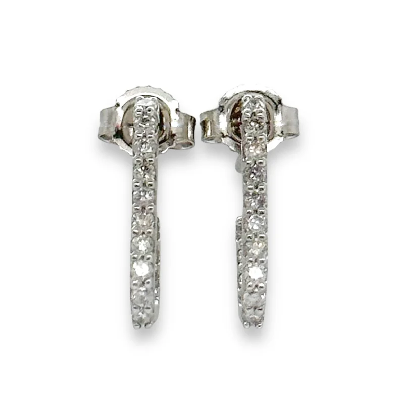 Limited-Time Jewelry Sale – Don't Miss These Deals 14K W Gold 0.25cttw H/SI2 Diamond Half Hoop Earrings Limited-Time Jewelry Sale – Don't Miss These Deals 14K W Gold 0.25cttw H/SI2 Diamond Half Hoop Earrings