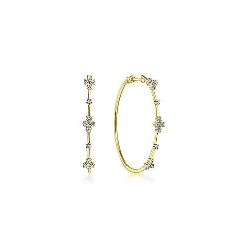 Unmissable Deals On Handmade Jewelry Collections 14K Y Gold 0.13ctw Cluster Diamond Hoop Earrings Unmissable Deals On Handmade Jewelry Collections 14K Y Gold 0.13ctw Cluster Diamond Hoop Earrings