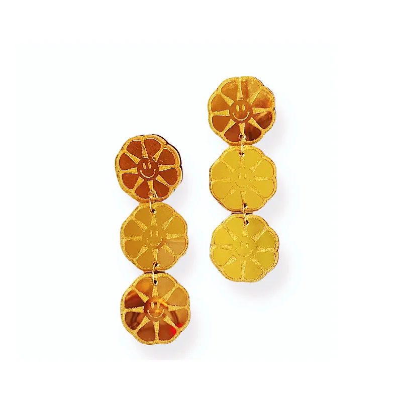 Dazzle With Discounts – Shop Jewelry On Sale Julie Golden Flower Dangles