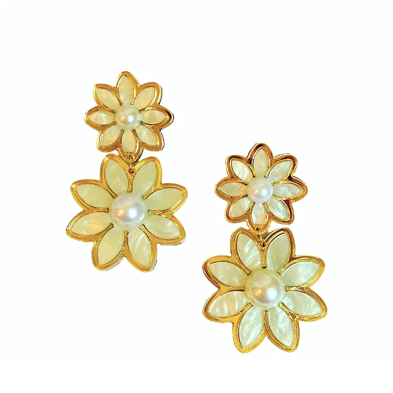 Elegant Jewelry, Exclusive Prices – Shop Now Elizabeth Floral Dangles