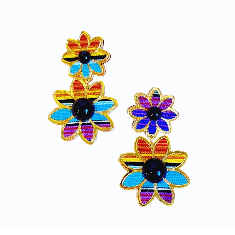 Grab Your Favorite Jewelry At The Lowest Prices Serape Floral Dangles