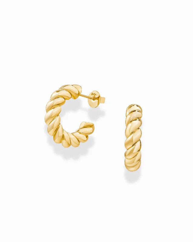 Huge Markdowns On Premium Jewelry Styles Cenie Rope Hoops