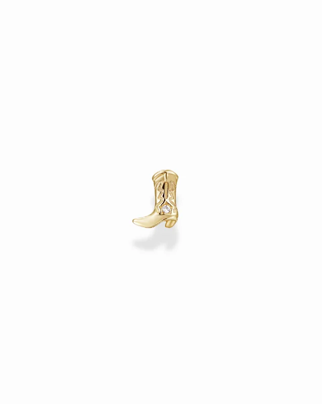 Make Your Outfit Shine With Discounted Jewelry 14k Cowboy Boot Stud