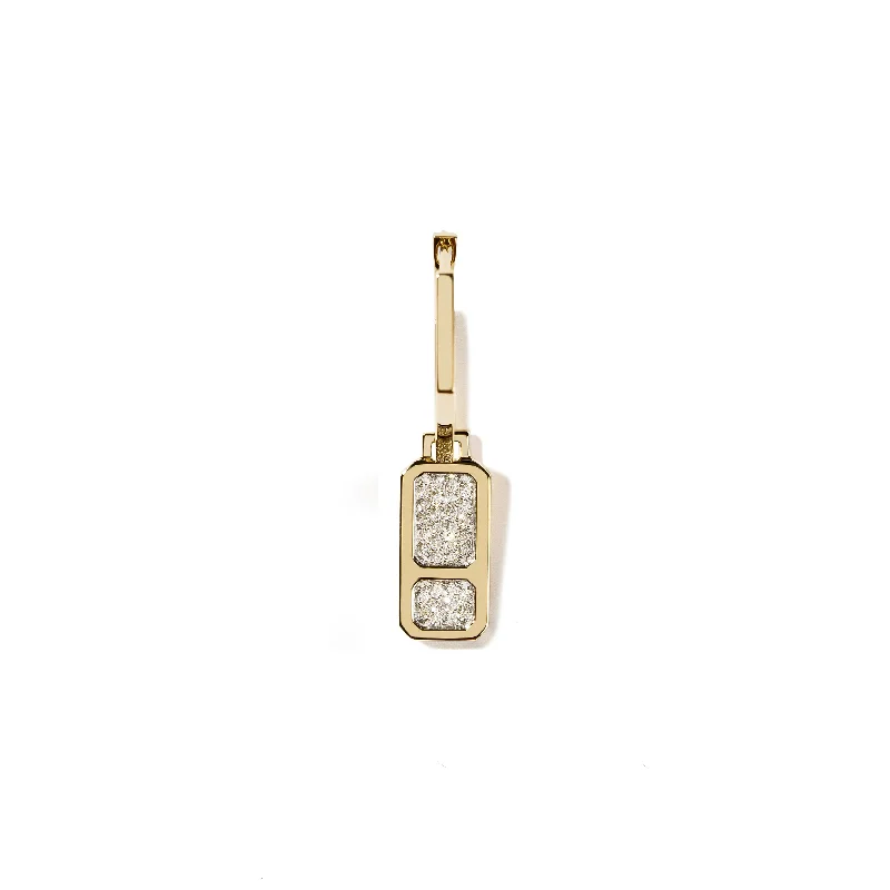 Dazzle In Elegance With Our Biggest Jewelry Sale DNA Mini Full Diamond Single Earring Dazzle In Elegance With Our Biggest Jewelry Sale DNA Mini Full Diamond Single Earring