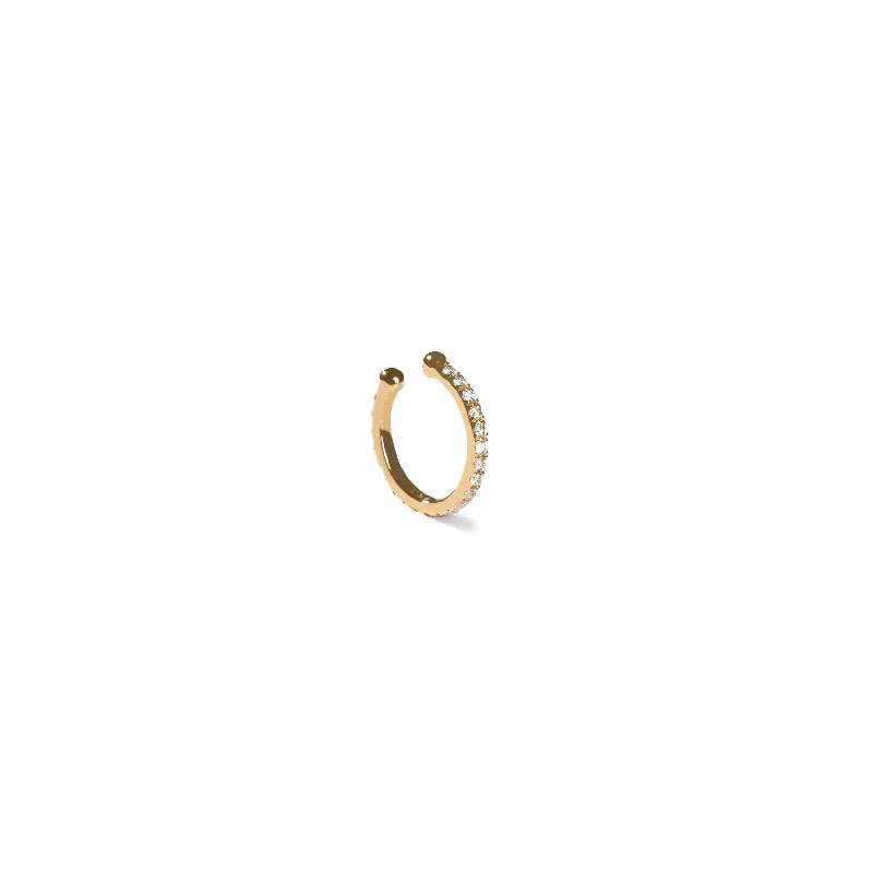 Shop Fine Jewelry With Amazing Deals Essential Round Diamond Ear Cuff