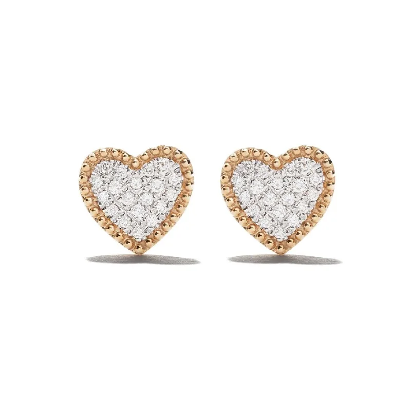 Shop Handcrafted Jewelry At Special Promotional Rates Heart Beading Pave Earrings