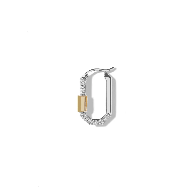 Shine Without Limits – Jewelry Sale Happening Now Small Pave Diamond Single Lock Earring Shine Without Limits – Jewelry Sale Happening Now Small Pave Diamond Single Lock Earring