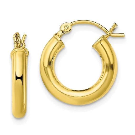 Exclusive Online Discounts On Stylish Jewelry YGP Sterling 3X15mm Hoop Earrings