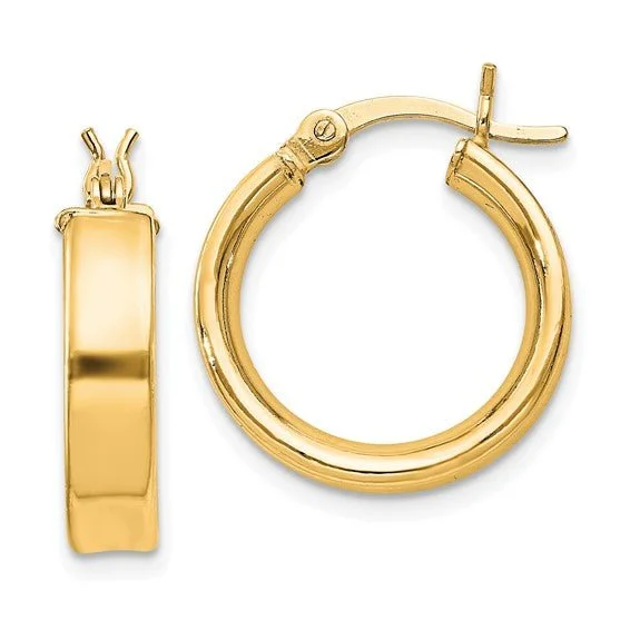Limited Stock On Premium Jewelry At Low Prices YGP Sterling 4x16mm Hoop Earrings