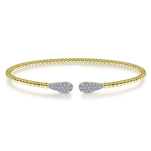 Bohemian-Inspired Jewelry For Free-Spirited Fashion 14K Yellow Gold Bujukan Diamond Teardrops Bangle Bohemian-Inspired Jewelry For Free-Spirited Fashion 14K Yellow Gold Bujukan Diamond Teardrops Bangle