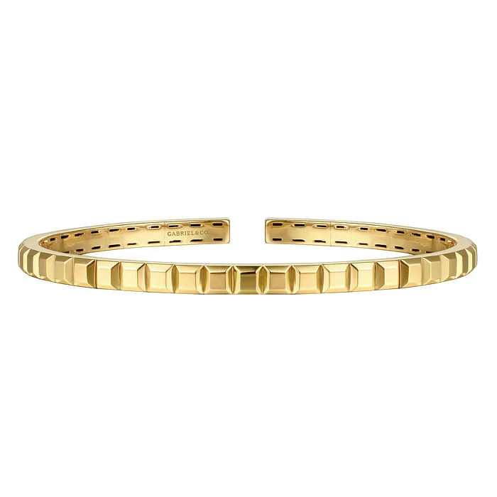 Seasonal Jewelry Sale – Upgrade Your Style Today 14K Yellow Plain Gold Split Bangle Bracelet Seasonal Jewelry Sale – Upgrade Your Style Today 14K Yellow Plain Gold Split Bangle Bracelet