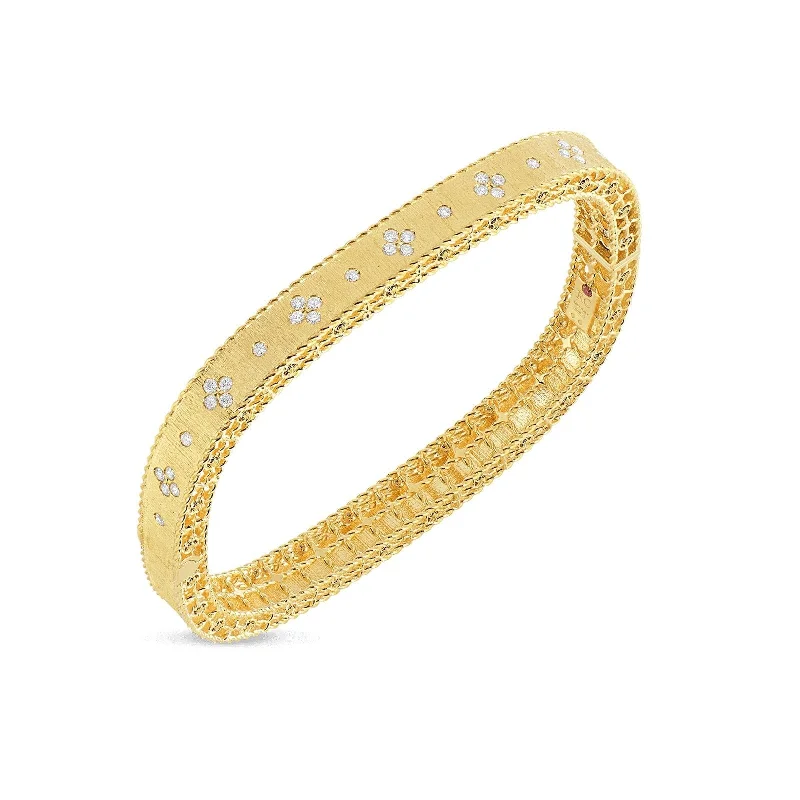 Don't Miss Out On Jaw-Dropping Jewelry Discounts Satin Finish Slim Fleur de Lis Diamond Princess Bangle Don't Miss Out On Jaw-Dropping Jewelry Discounts Satin Finish Slim Fleur de Lis Diamond Princess Bangle