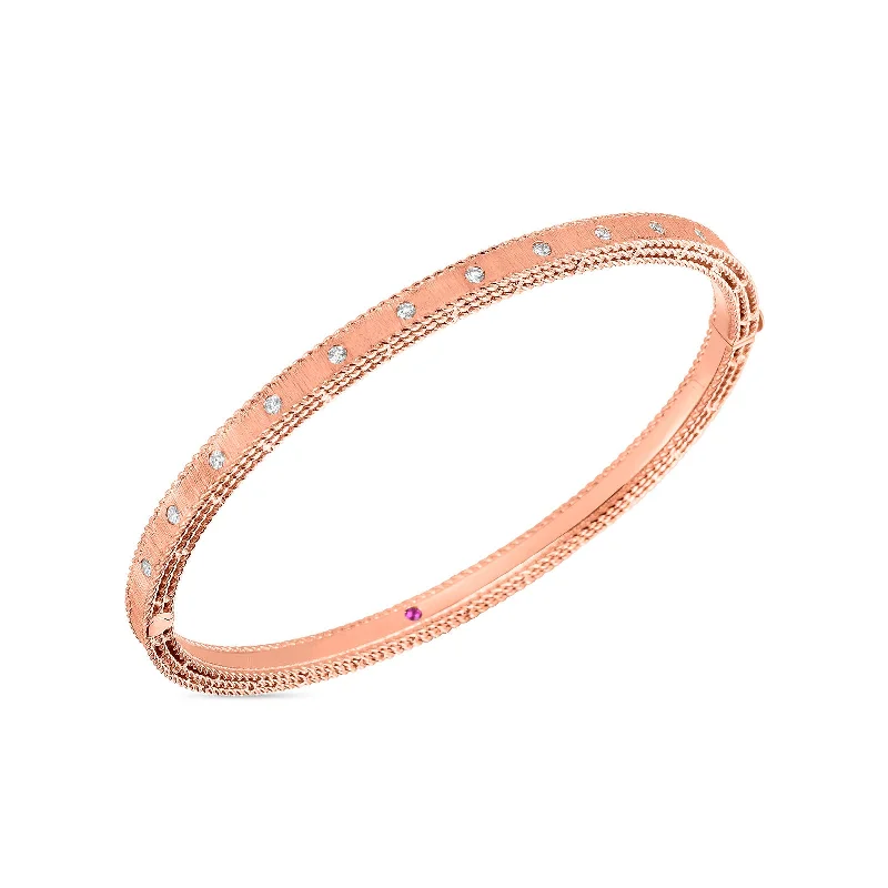 Luxury Jewelry Sale – Sparkle For Less Princess Diamond Satin Bangle