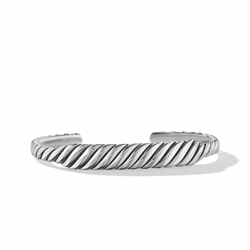 Limited-Stock Jewelry Clearance – Grab Your Favorites Now Sculpted Cable Contour Cuff Bracelet in Sterling Silver Limited-Stock Jewelry Clearance – Grab Your Favorites Now Sculpted Cable Contour Cuff Bracelet in Sterling Silver
