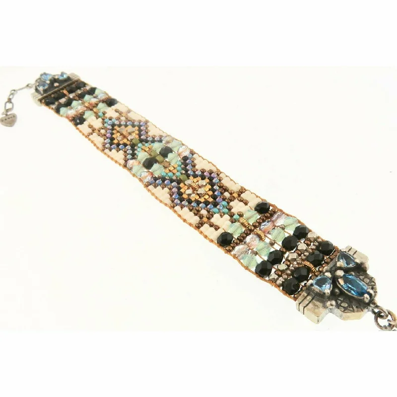 Grab Your Favorite Jewelry At The Lowest Prices Chili Rose Gem Tip Black Jet Blue Topaz Bracelet Grab Your Favorite Jewelry At The Lowest Prices Chili Rose Gem Tip Black Jet Blue Topaz Bracelet