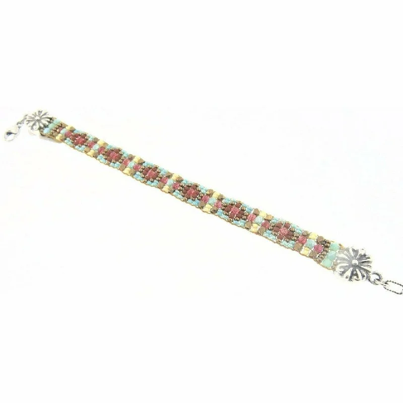 Sparkle For Less – Shop Our Limited-Time Jewelry Deals CHILI ROSE Tiffany Jewelled Tone & Turquoise Beaded Bracelet Sparkle For Less – Shop Our Limited-Time Jewelry Deals CHILI ROSE Tiffany Jewelled Tone & Turquoise Beaded Bracelet