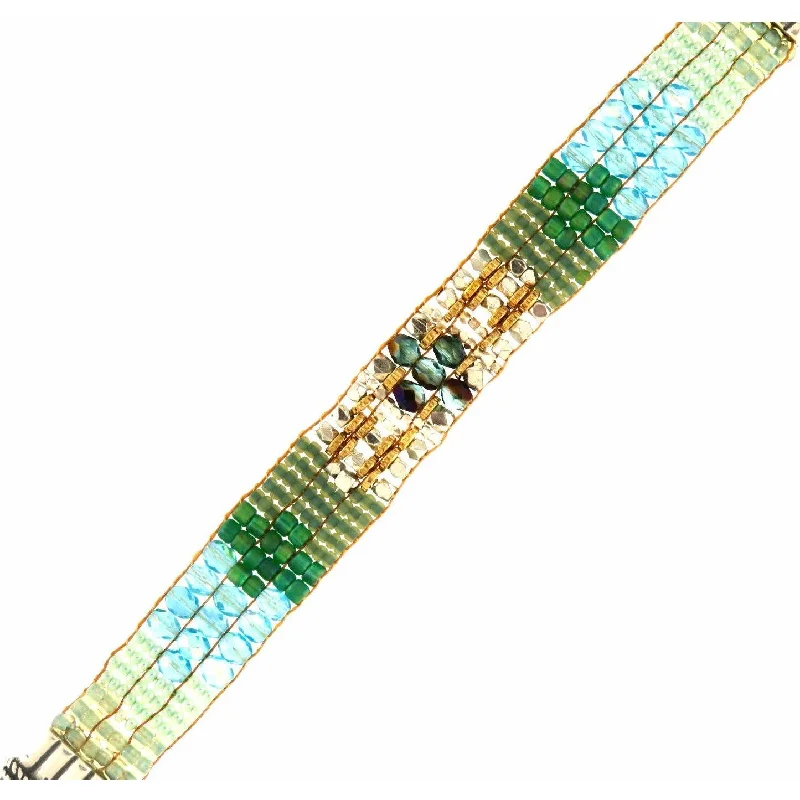 Limited-Time Jewelry Discounts – Shine Without The Splurge Chili Rose "Green Ombre with Pearl " Tiffany Bracelet Limited-Time Jewelry Discounts – Shine Without The Splurge Chili Rose "Green Ombre with Pearl " Tiffany Bracelet