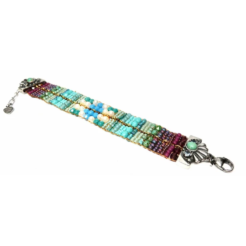 Premium Jewelry At Special Low Prices For A Limited Time Chili Rose "Blue Note" with Fancy Gemstone TIp Bracelet -Ombre Collection Premium Jewelry At Special Low Prices For A Limited Time Chili Rose "Blue Note" with Fancy Gemstone TIp Bracelet -Ombre Collection