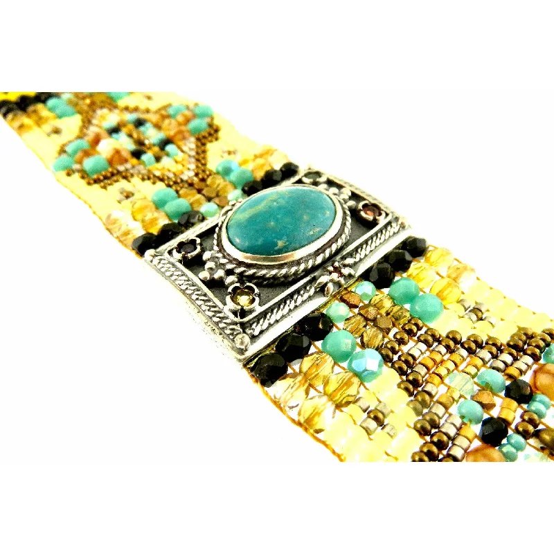Upgrade Your Jewelry Collection For Less Chili Rose "Yellow Medallion " Diana Bracelet Upgrade Your Jewelry Collection For Less Chili Rose "Yellow Medallion " Diana Bracelet