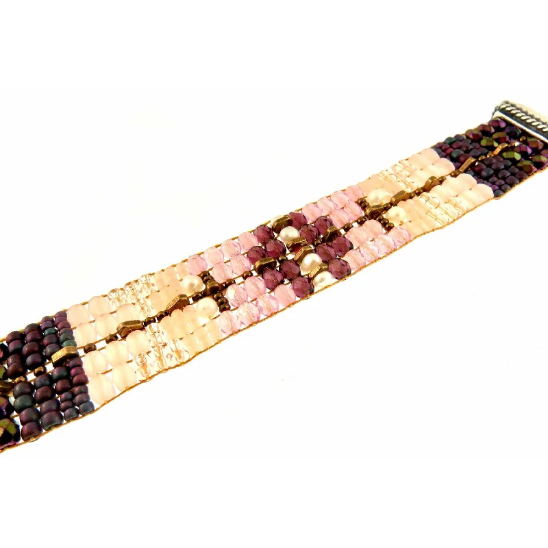 Make Every Moment Shine – Jewelry Discounts Available Chili Rose "Purple Love Ombre " Tiffany Bracelet by Adonnah Langer Make Every Moment Shine – Jewelry Discounts Available Chili Rose "Purple Love Ombre " Tiffany Bracelet by Adonnah Langer