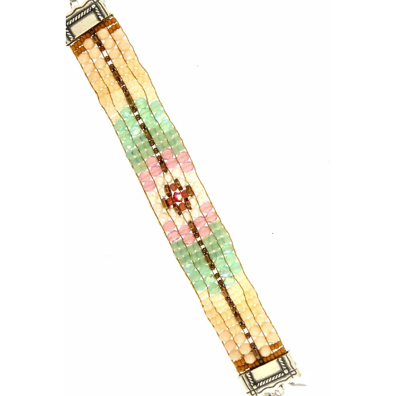 Elegant Jewelry Styles At Budget-Friendly Prices Chili Rose "Pearl Baby Ombre Rose " Tiffany Bracelet by Adonnah Langer Elegant Jewelry Styles At Budget-Friendly Prices Chili Rose "Pearl Baby Ombre Rose " Tiffany Bracelet by Adonnah Langer