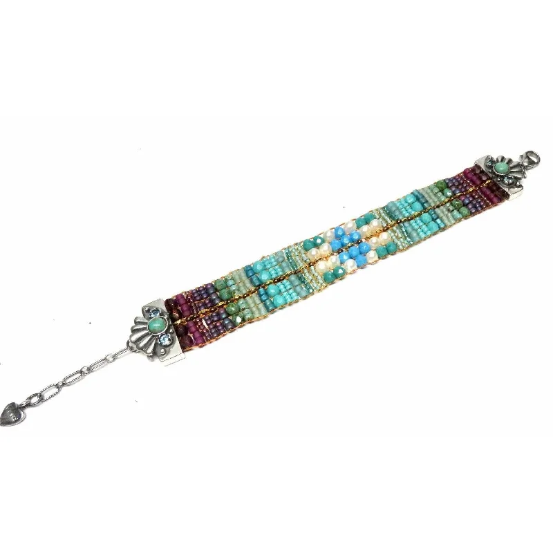Affordable Luxury Jewelry For Every Occasion Chili Rose "Purple Meadows" Flower Tip Bracelet Affordable Luxury Jewelry For Every Occasion Chili Rose "Purple Meadows" Flower Tip Bracelet