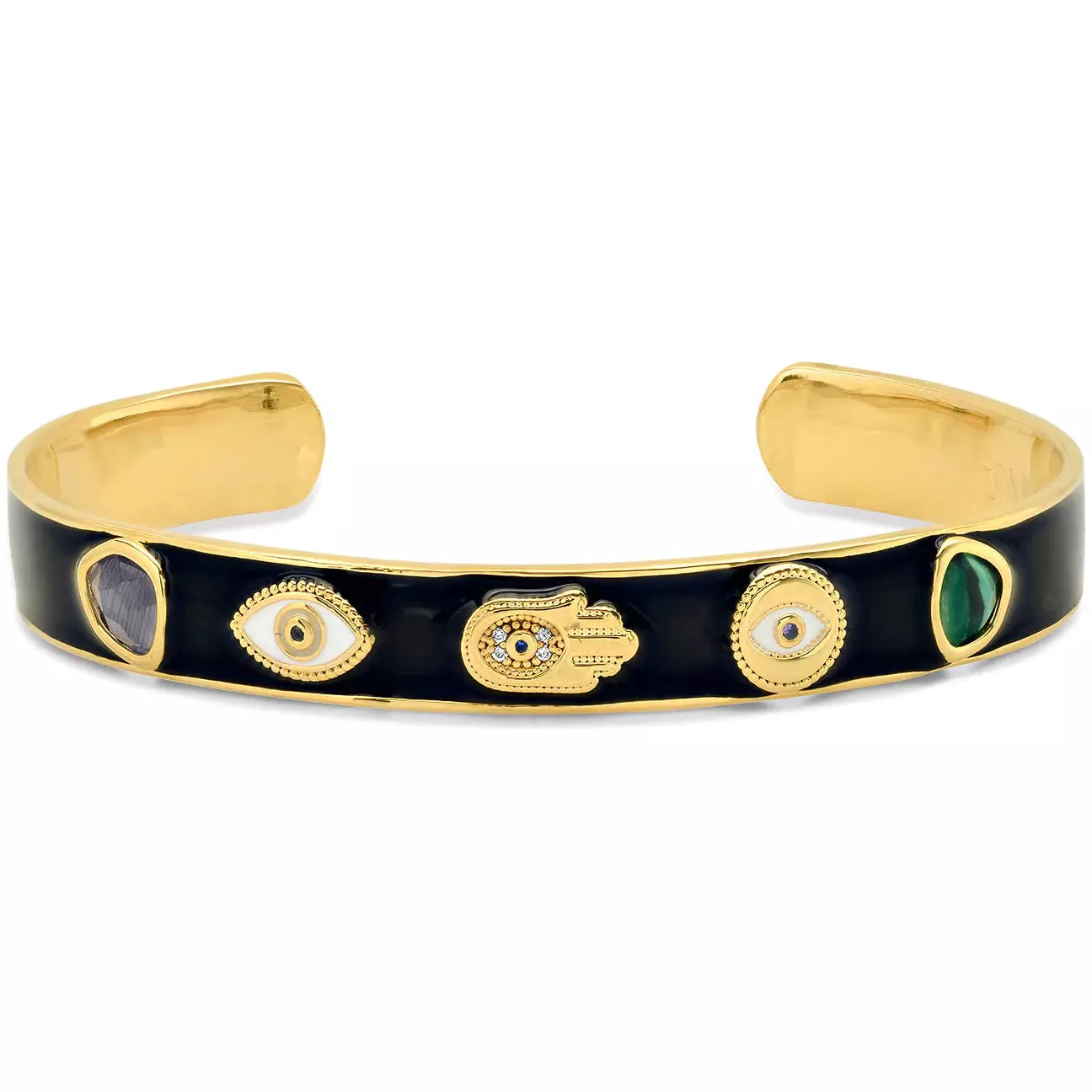 Limited-Time Jewelry Sale – Don't Miss These Deals TAI Hamsa Enamel Cuff