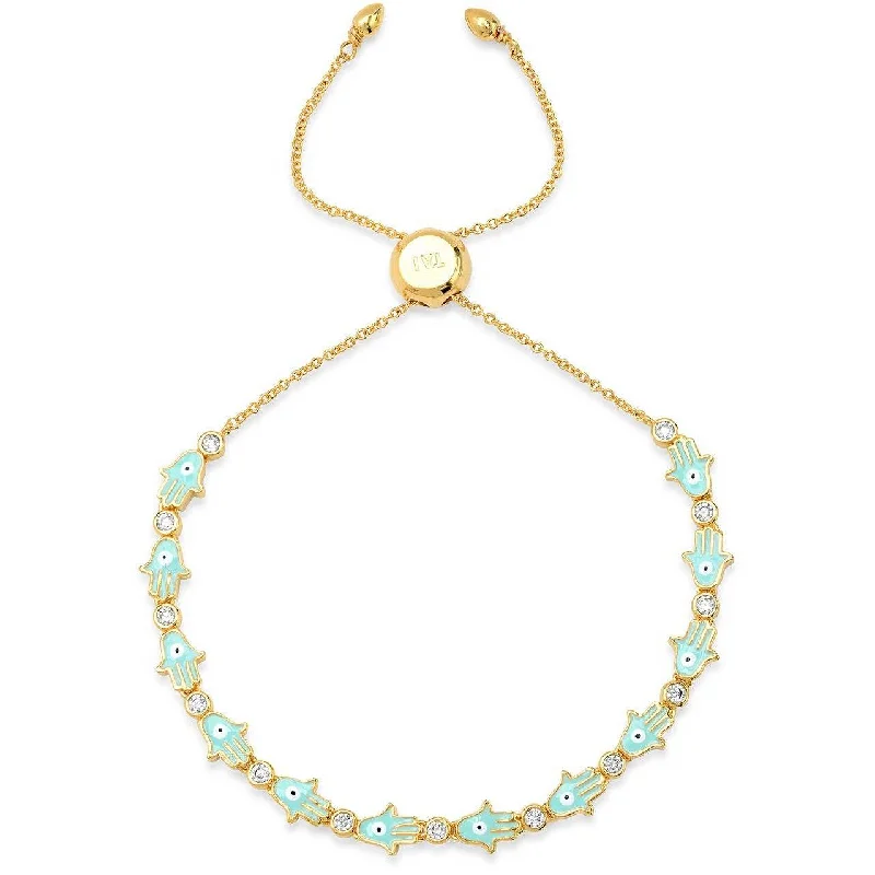 Jewelry Clearance Sale – Final Reductions TAI Enamel Hamsa  Bolo Bracelet