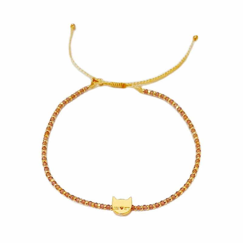 Sparkle More For Less – Jewelry Sale Happening Now TAI HANDMADE CAT CHARM BRACELET