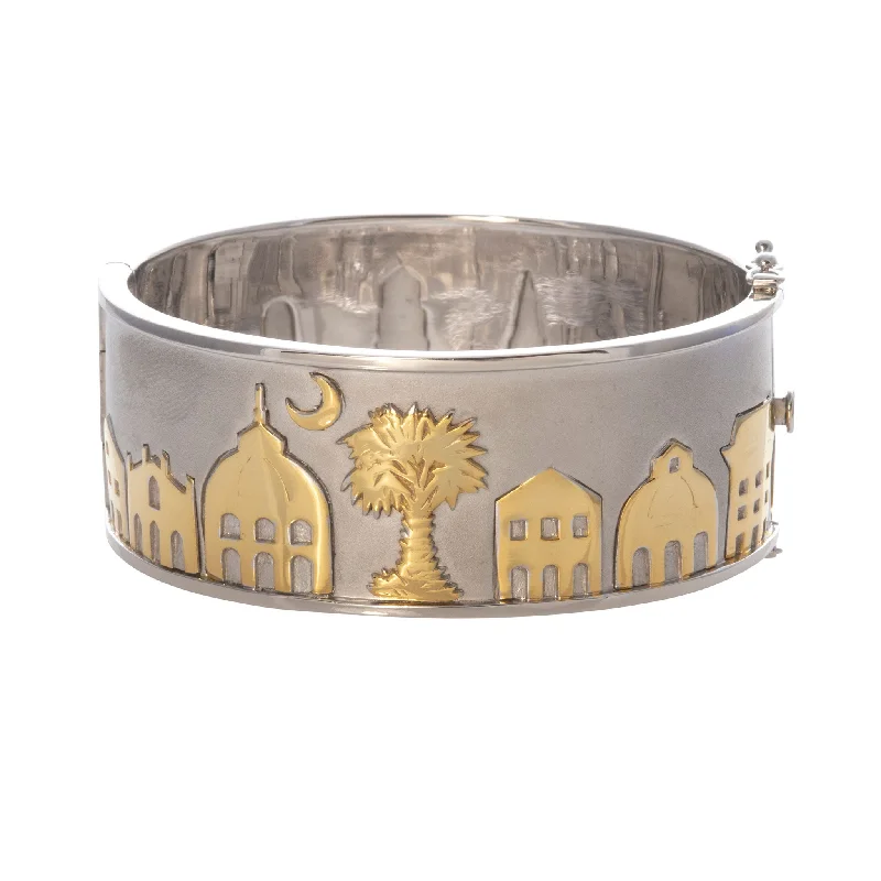 Don't Miss Out On Bestselling Jewelry At Special Prices Wide Charleston Skyline Cuff Bangle Don't Miss Out On Bestselling Jewelry At Special Prices Wide Charleston Skyline Cuff Bangle