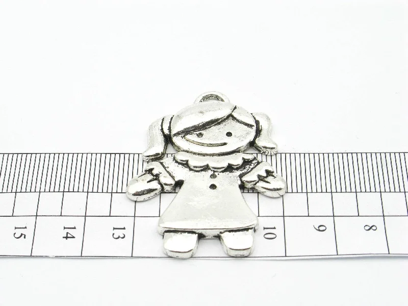 Jewelry Clearance Sale – Final Reductions 10 Pcs Antique Silver Girl pendant jewelry supplies jewelry finding D-3-47 Jewelry Clearance Sale – Final Reductions 10 Pcs Antique Silver Girl pendant jewelry supplies jewelry finding D-3-47