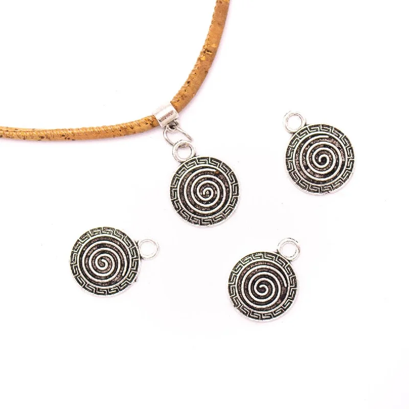 Handcrafted Jewelry Sale – Unique Designs At Low Prices 10 units 18x18mm Pendant antique silver Spiral jewelry pendant Jewelry Findings & Components D-3-415 Handcrafted Jewelry Sale – Unique Designs At Low Prices 10 units 18x18mm Pendant antique silver Spiral jewelry pendant Jewelry Findings & Components D-3-415