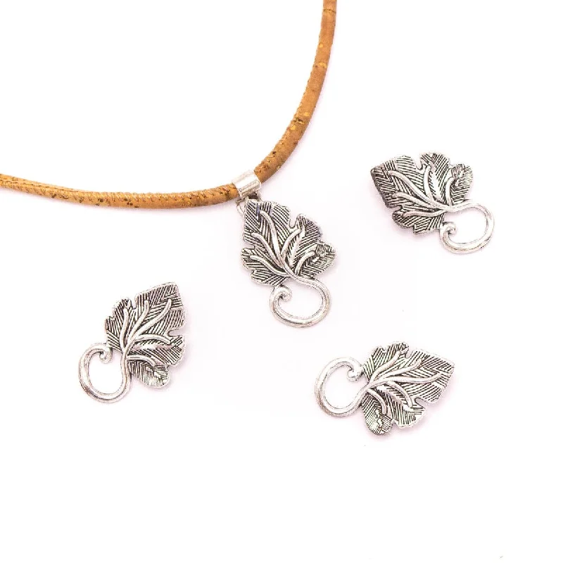 Dazzle In Elegance With Our Biggest Jewelry Sale 10 units 19x31mm Pendant antique silver Wine Leaf jewelry pendant Jewelry Findings & Components D-3-421 Dazzle In Elegance With Our Biggest Jewelry Sale 10 units 19x31mm Pendant antique silver Wine Leaf jewelry pendant Jewelry Findings & Components D-3-421