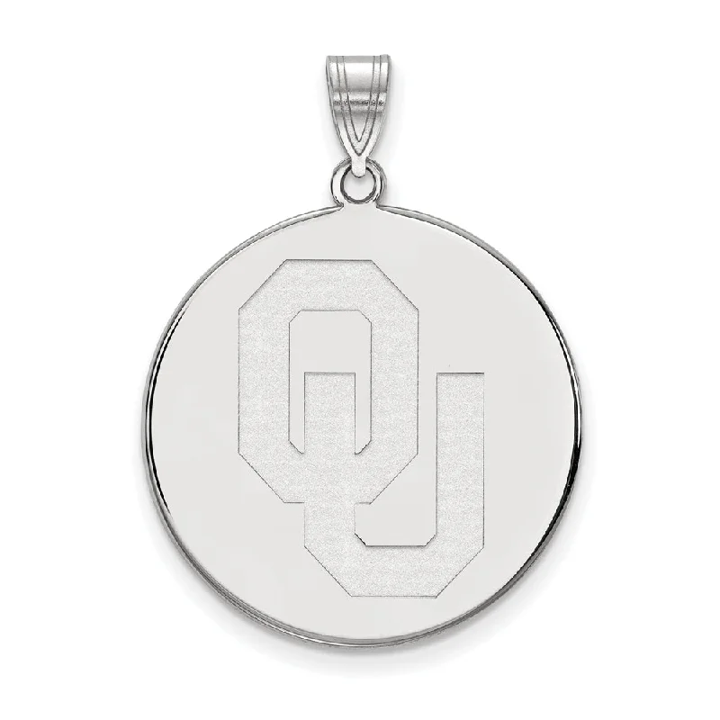 Best Jewelry Deals – Shop Premium Pieces At Great Prices 10k White Gold University of Oklahoma XL Disc Pendant Best Jewelry Deals – Shop Premium Pieces At Great Prices 10k White Gold University of Oklahoma XL Disc Pendant