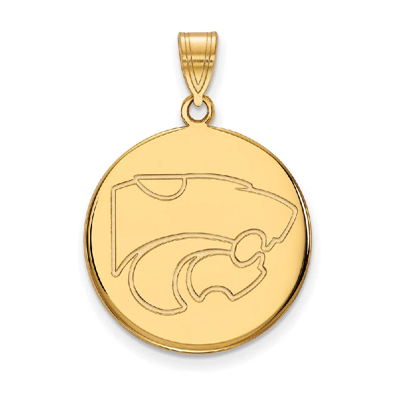 Best Jewelry Sale Prices – Limited-Time Offer 10k Yellow Gold Kansas State Large Disc Pendant Best Jewelry Sale Prices – Limited-Time Offer 10k Yellow Gold Kansas State Large Disc Pendant