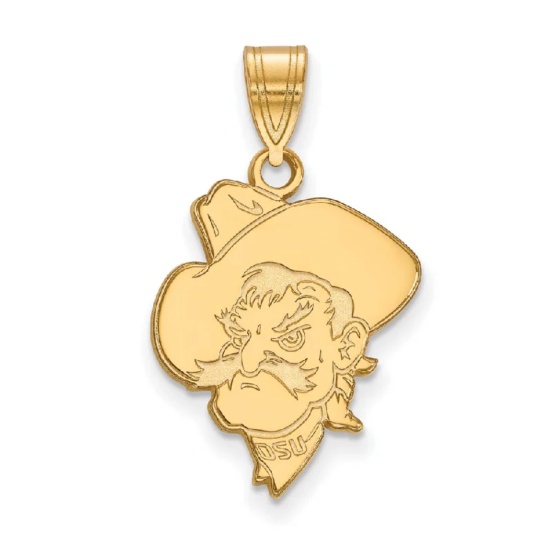 Final Call For Exquisite Jewelry At Reduced Rates 10k Yellow Gold Oklahoma State Large Pendant Final Call For Exquisite Jewelry At Reduced Rates 10k Yellow Gold Oklahoma State Large Pendant