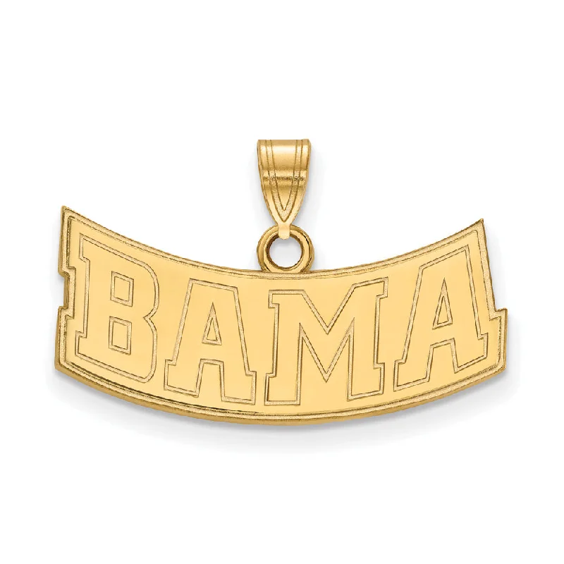 Unmissable Deals On Handmade Jewelry Collections 10k Yellow Gold U. of Alabama Small 'BAMA' Pendant Unmissable Deals On Handmade Jewelry Collections 10k Yellow Gold U. of Alabama Small 'BAMA' Pendant