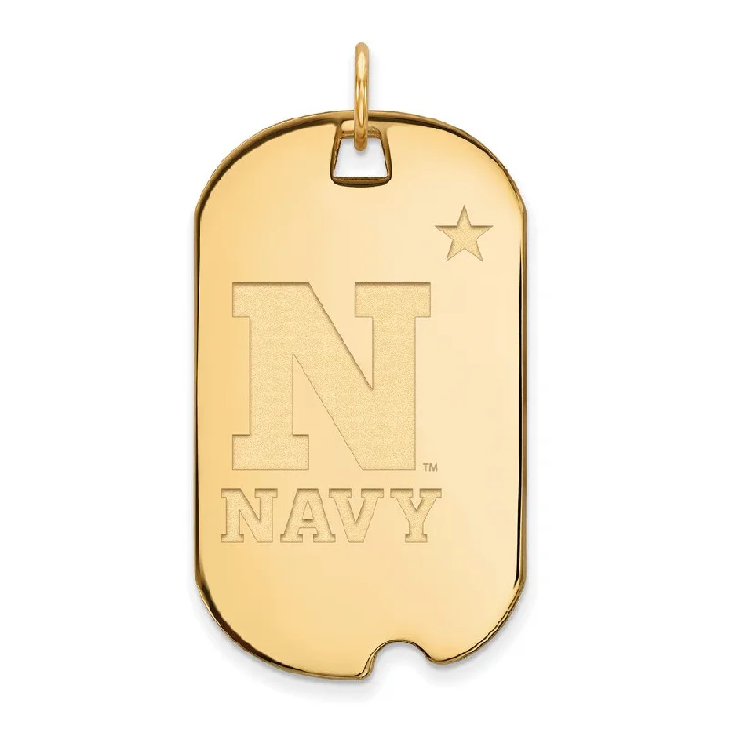 Upgrade Your Jewelry Collection For Less 10k Yellow Gold U.S. Naval Academy Large 'N' with Star Dog Tag Pendant Upgrade Your Jewelry Collection For Less 10k Yellow Gold U.S. Naval Academy Large 'N' with Star Dog Tag Pendant