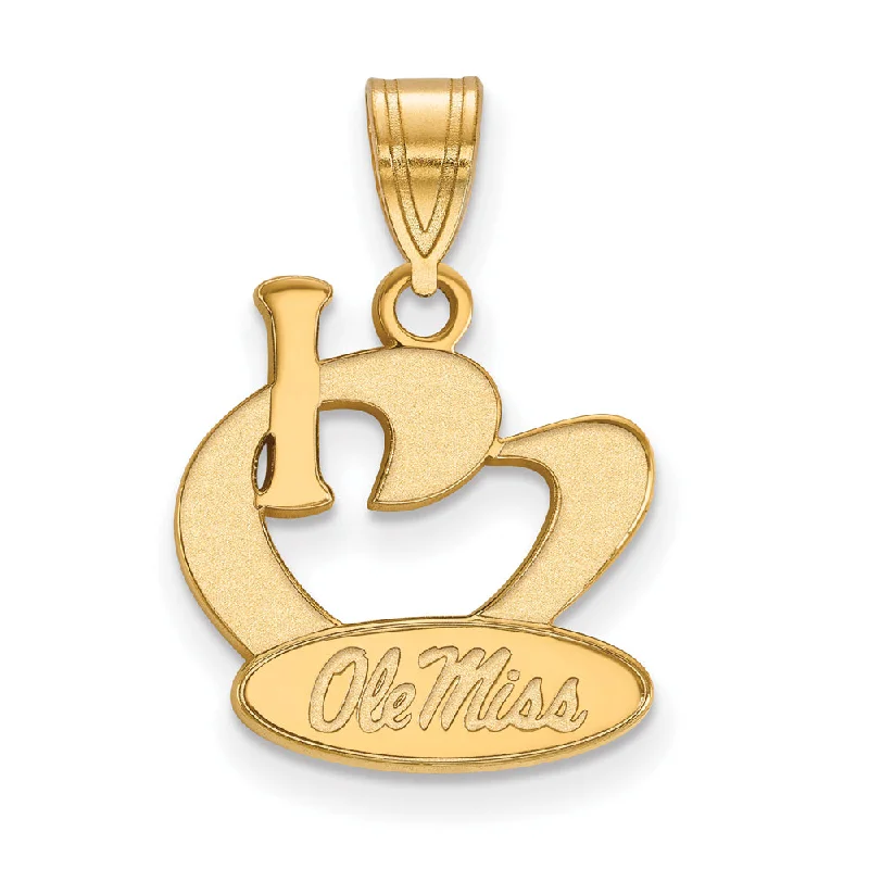 Adjustable Charm Bracelets For A Perfect Fit 14k Gold Plate Silver U. of Mississippi Large I Love Logo Pendant Adjustable Charm Bracelets For A Perfect Fit 14k Gold Plate Silver U. of Mississippi Large I Love Logo Pendant