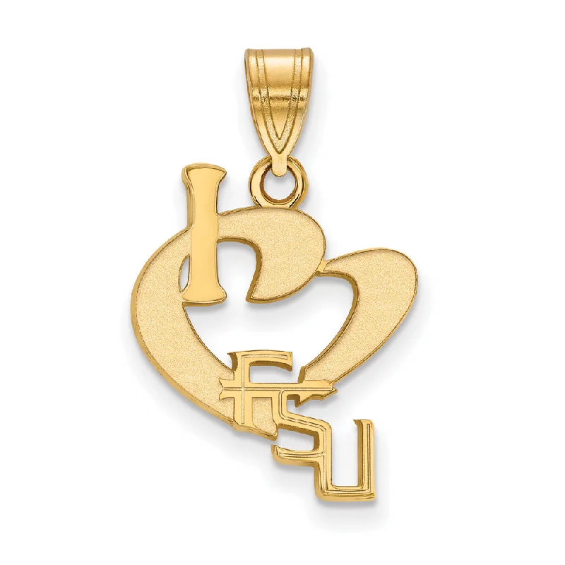 Flash Jewelry Sale – Get Stunning Pieces At Low Prices 14k Gold Plated Silver Florida State Large I Love Logo Pendant Flash Jewelry Sale – Get Stunning Pieces At Low Prices 14k Gold Plated Silver Florida State Large I Love Logo Pendant