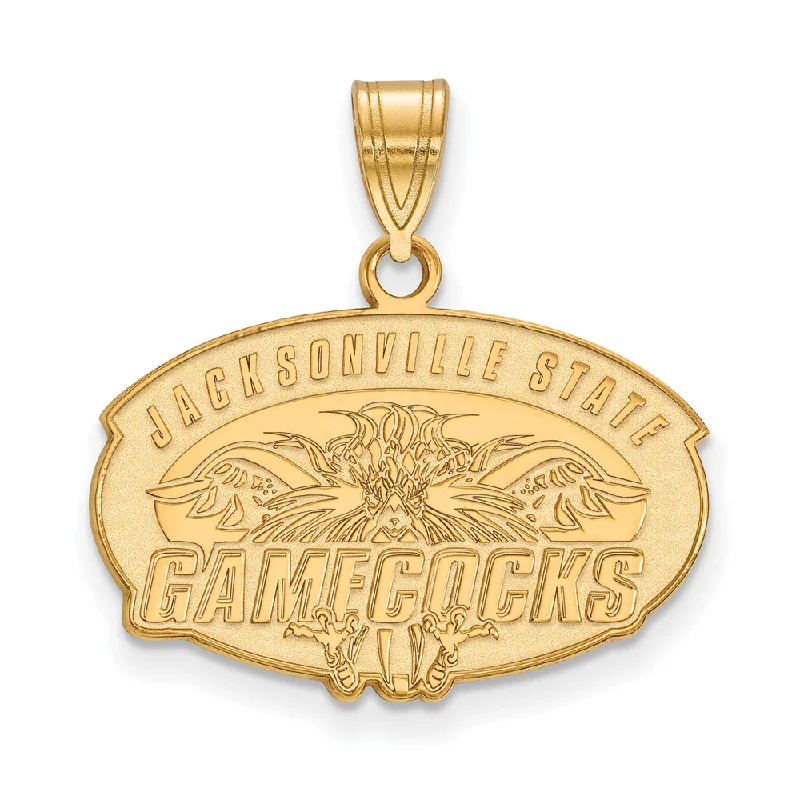 Shop Fine Jewelry With Exclusive Savings 14k Gold Plated Silver Jacksonville State Medium Pendant Shop Fine Jewelry With Exclusive Savings 14k Gold Plated Silver Jacksonville State Medium Pendant