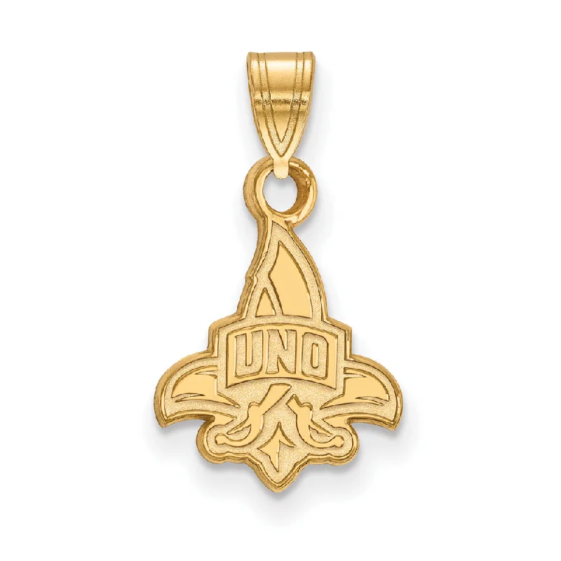 Luxury Jewelry Without The Luxury Price Tag 14k Gold Plated Silver U. of New Orleans Small Pendant Luxury Jewelry Without The Luxury Price Tag 14k Gold Plated Silver U. of New Orleans Small Pendant