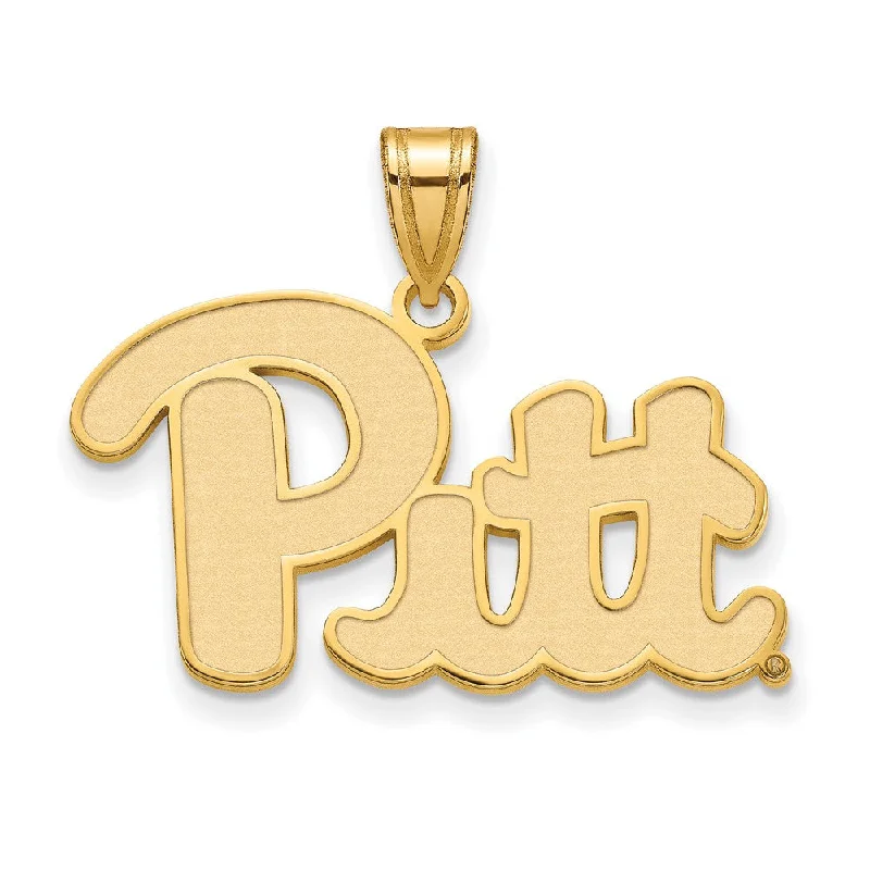 Jewelry Deals That Outshine The Rest 14k Gold Plated Silver U. of Pittsburgh Large 'Pitt' Pendant Jewelry Deals That Outshine The Rest 14k Gold Plated Silver U. of Pittsburgh Large 'Pitt' Pendant