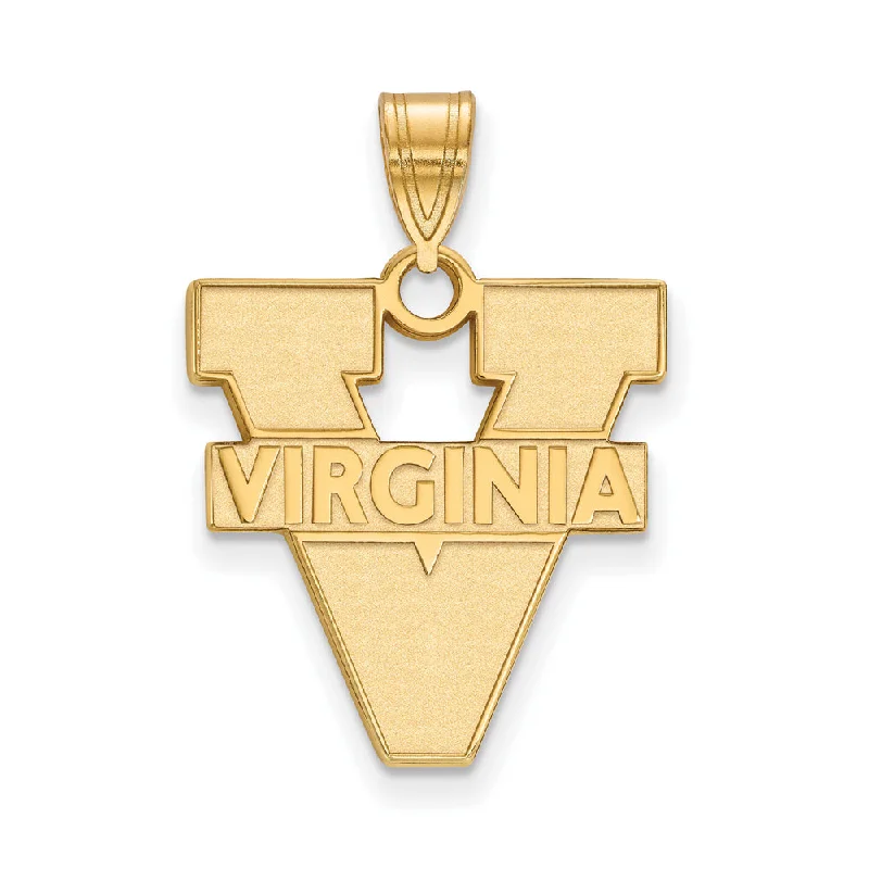 Affordable Elegance – Special Jewelry Sale Now Live 14k Gold Plated Silver U. of Virginia Large 'V' Logo Pendant Affordable Elegance – Special Jewelry Sale Now Live 14k Gold Plated Silver U. of Virginia Large 'V' Logo Pendant