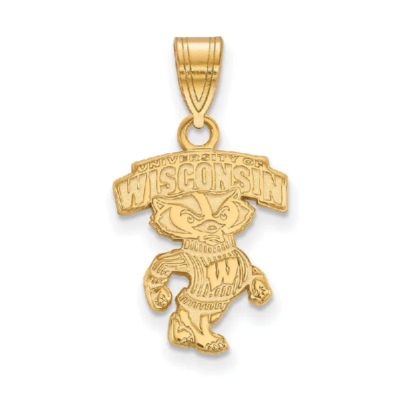 Elegant Jewelry, Exclusive Prices – Shop Now 14k Gold Plated Silver U. of Wisconsin Medium Logo Pendant Elegant Jewelry, Exclusive Prices – Shop Now 14k Gold Plated Silver U. of Wisconsin Medium Logo Pendant