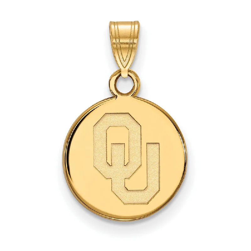 Timeless Beauty, Unbeatable Deals – Jewelry Sale On 14k Gold Plated Silver Univ. of Oklahoma Small Disc Pendant Timeless Beauty, Unbeatable Deals – Jewelry Sale On 14k Gold Plated Silver Univ. of Oklahoma Small Disc Pendant