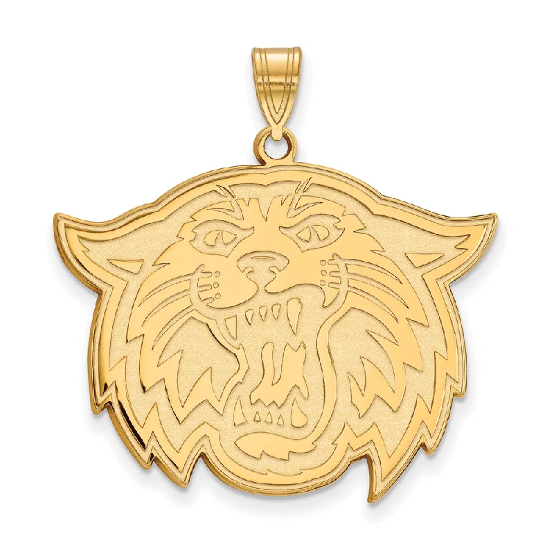 Affordable Gold-Plated Jewelry For Modern Fashion 14k Gold Plated Silver Villanova U. XL Mascot Pendant Affordable Gold-Plated Jewelry For Modern Fashion 14k Gold Plated Silver Villanova U. XL Mascot Pendant