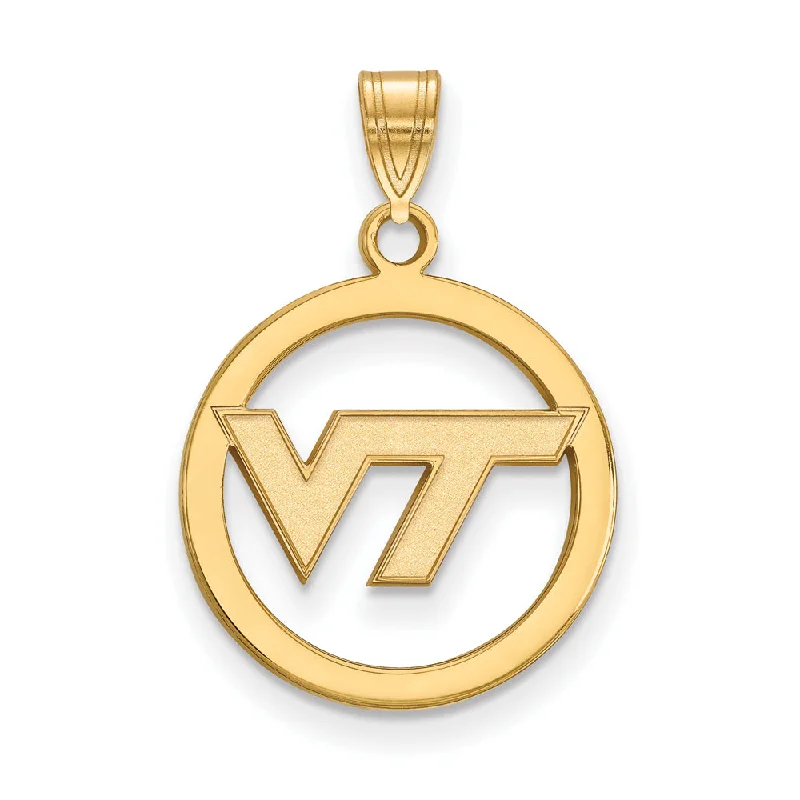 Best Jewelry Sale – Shop Exclusive Designs Now 14k Gold Plated Silver Virginia Tech Small Logo Circle Pendant Best Jewelry Sale – Shop Exclusive Designs Now 14k Gold Plated Silver Virginia Tech Small Logo Circle Pendant