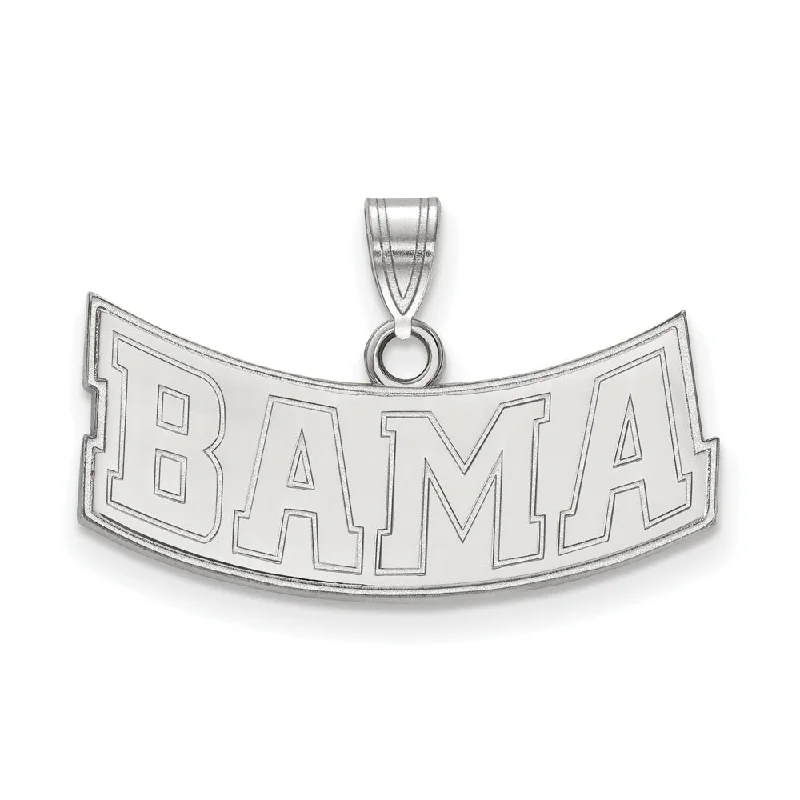 Flash Sale On Elegant Jewelry – Don't Miss Out 14k White Gold U. of Alabama Small 'BAMA' Pendant Flash Sale On Elegant Jewelry – Don't Miss Out 14k White Gold U. of Alabama Small 'BAMA' Pendant