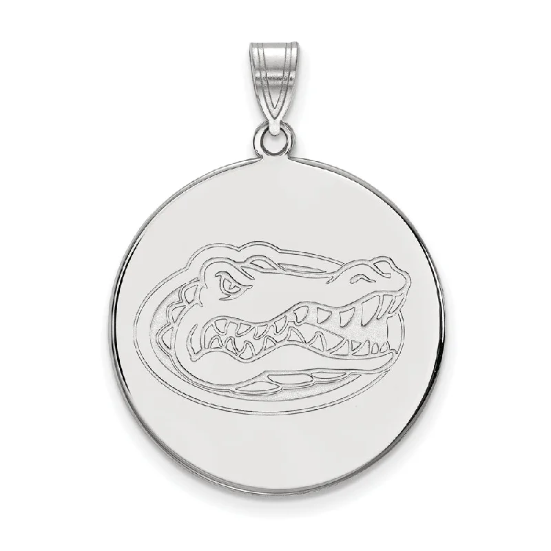 Shop Modern Jewelry Collections With Exclusive Discounts 14k White Gold U of Florida XL Disc Mascot Pendant Shop Modern Jewelry Collections With Exclusive Discounts 14k White Gold U of Florida XL Disc Mascot Pendant